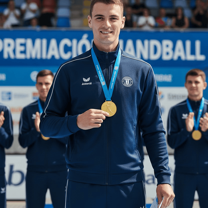 Logo para Medalla Handball 4