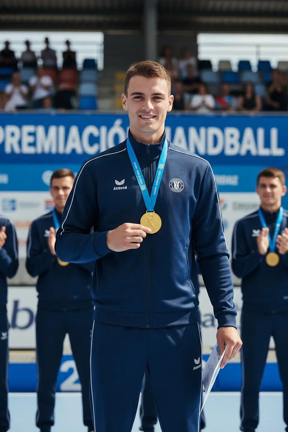 Logo para Medalla Handball 4