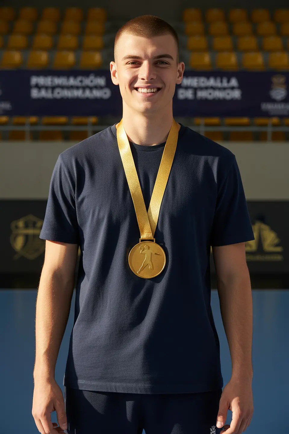 Logo para Medalla Handball 5
