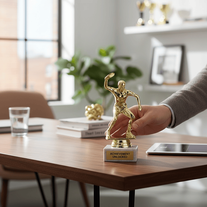 Trofeo de Futbol Mejor Jugador 20 cm RP1178 2