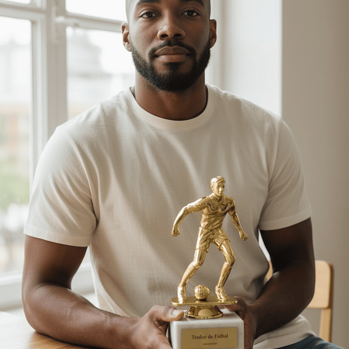 Trofeo de Futbol Mejor Jugador 20 cm RP1178 3