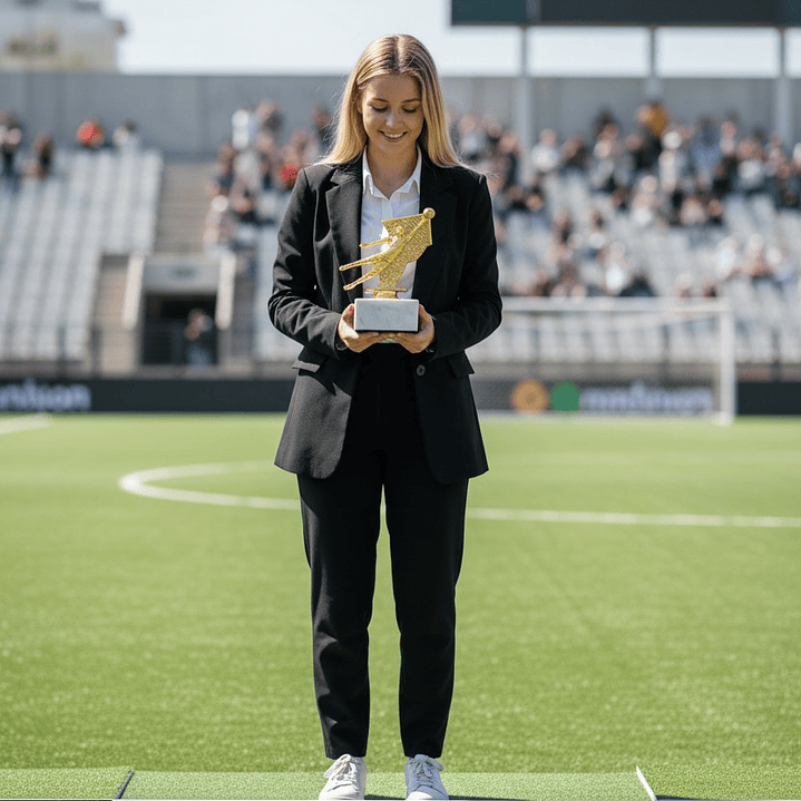 Trofeo de Futbol Mejor Arquero 24 cm HRF-043-3 2