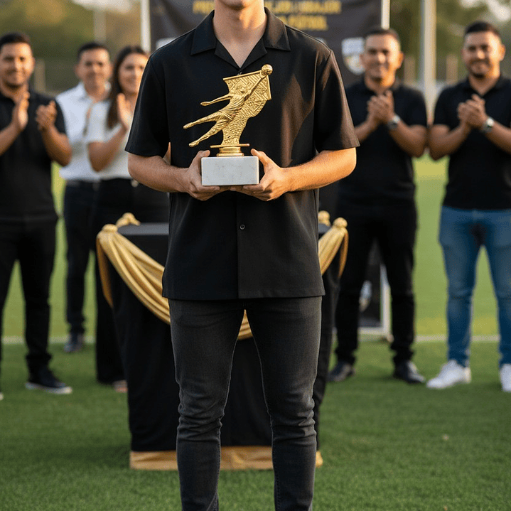 Trofeo de Futbol Mejor Arquero 24 cm HRF-043-3 3