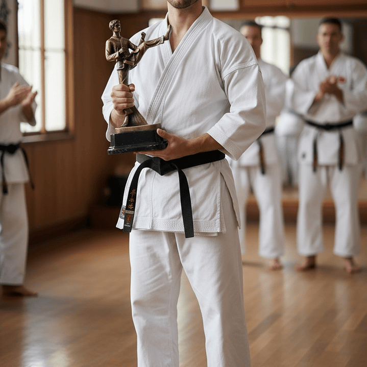 Trofeo de Artes Marciales Resina 25 cm 3