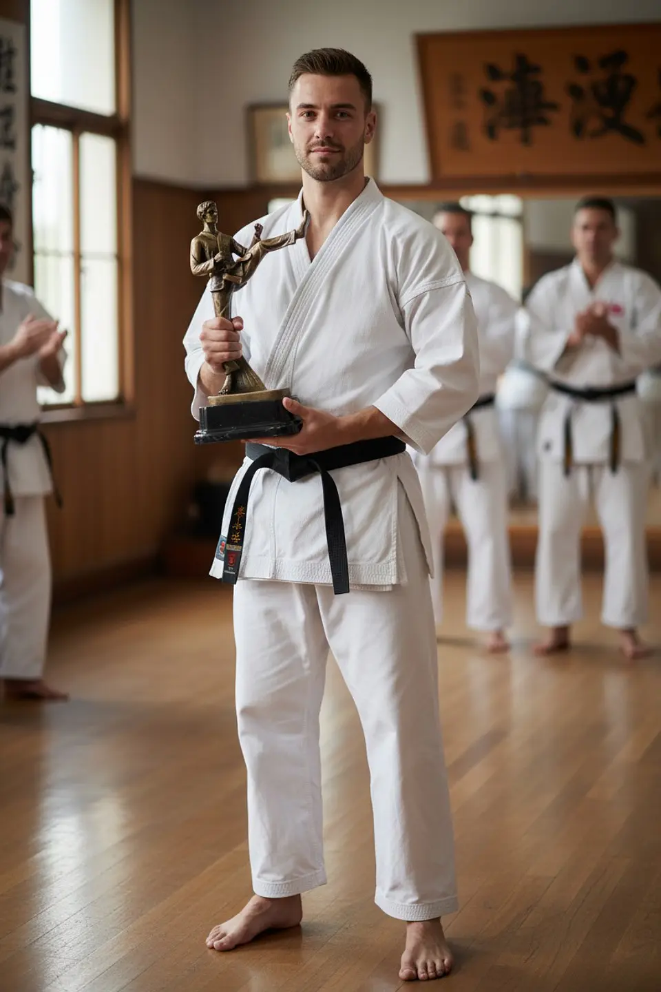 Trofeo de Artes Marciales Resina 25 cm 3