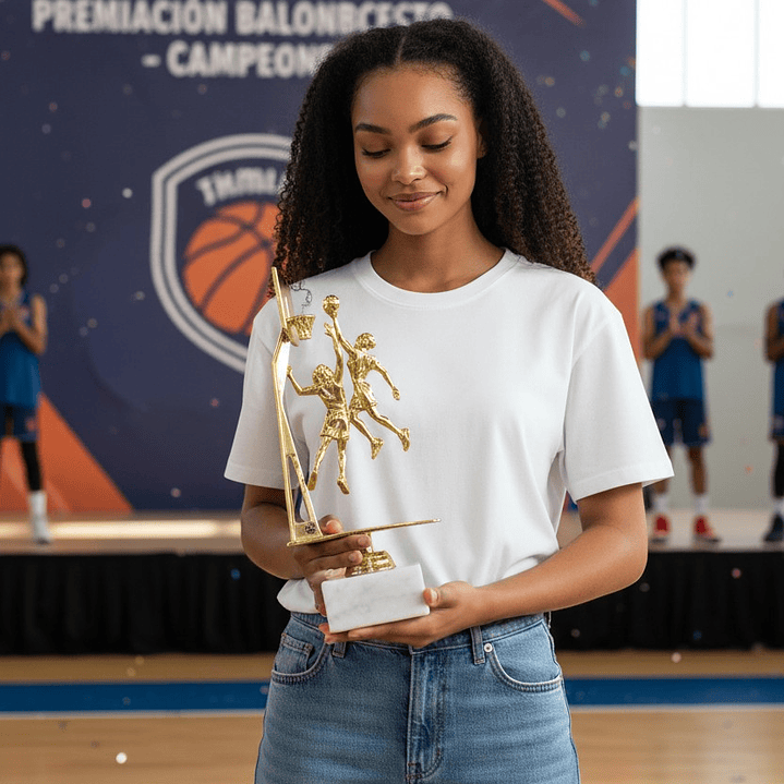 Trofeo de Basketball Femenino 22.5 cm M05 3