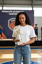 Trofeo de Basketball Femenino 22.5 cm M05 - Miniatura 3