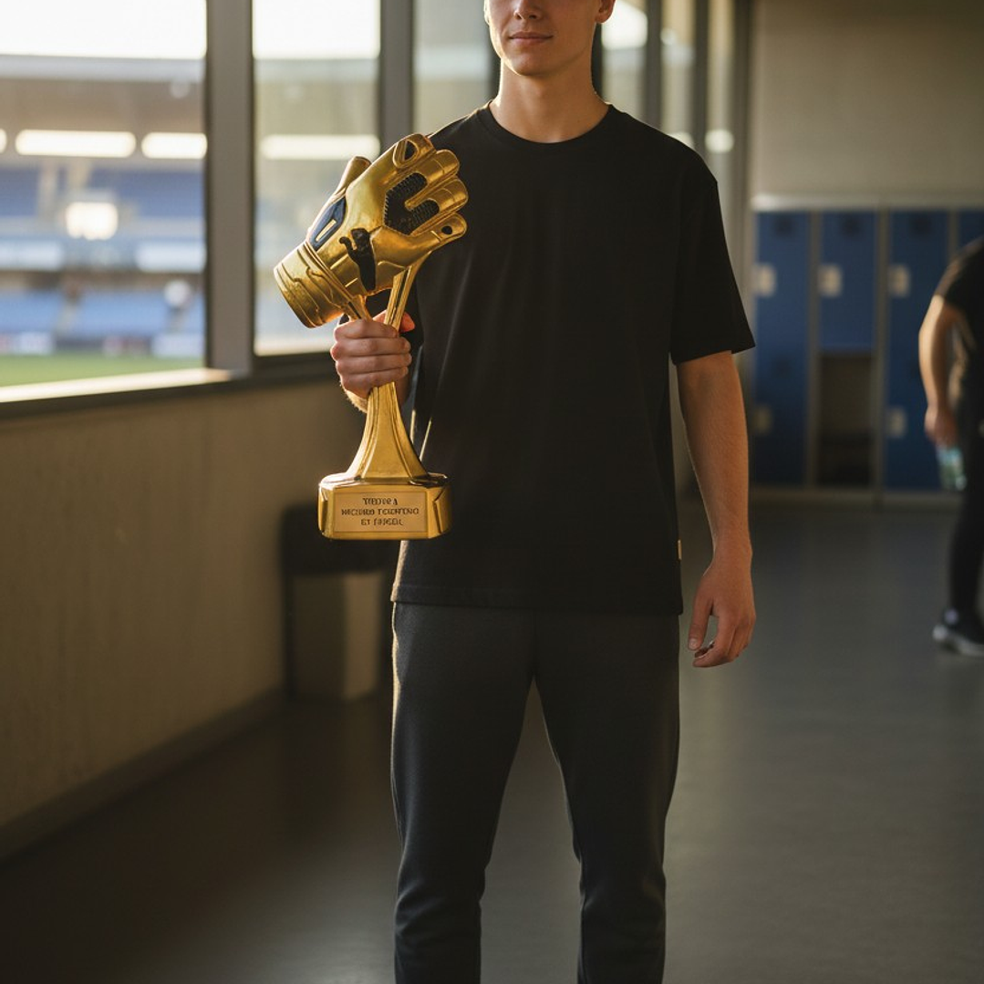 Trofeo de Mejor Arquero Guante 21 cm HX1717 3