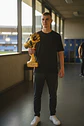 Trofeo de Mejor Arquero Guante 21 cm HX1717 - Miniatura 3