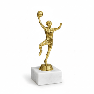 Trofeo de Handball Varon Dorado 17 cm B866