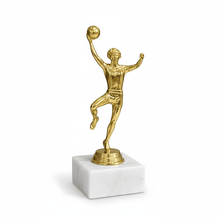Trofeo de Handball Varon Dorado 17 cm B866 1
