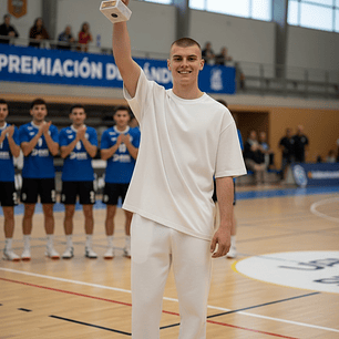 Trofeo de Handball Varon Dorado 17 cm B866