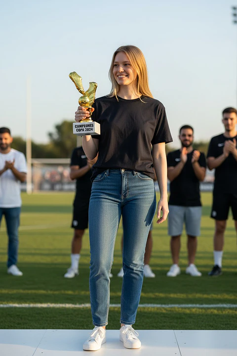 Trofeo de Futbol Zapato Balón 17.5 cm 8190-6