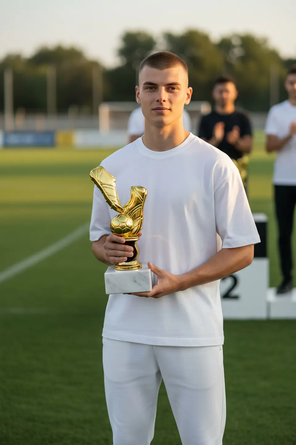 Trofeo de Futbol Zapato Balón 17.5 cm 8190-6 3
