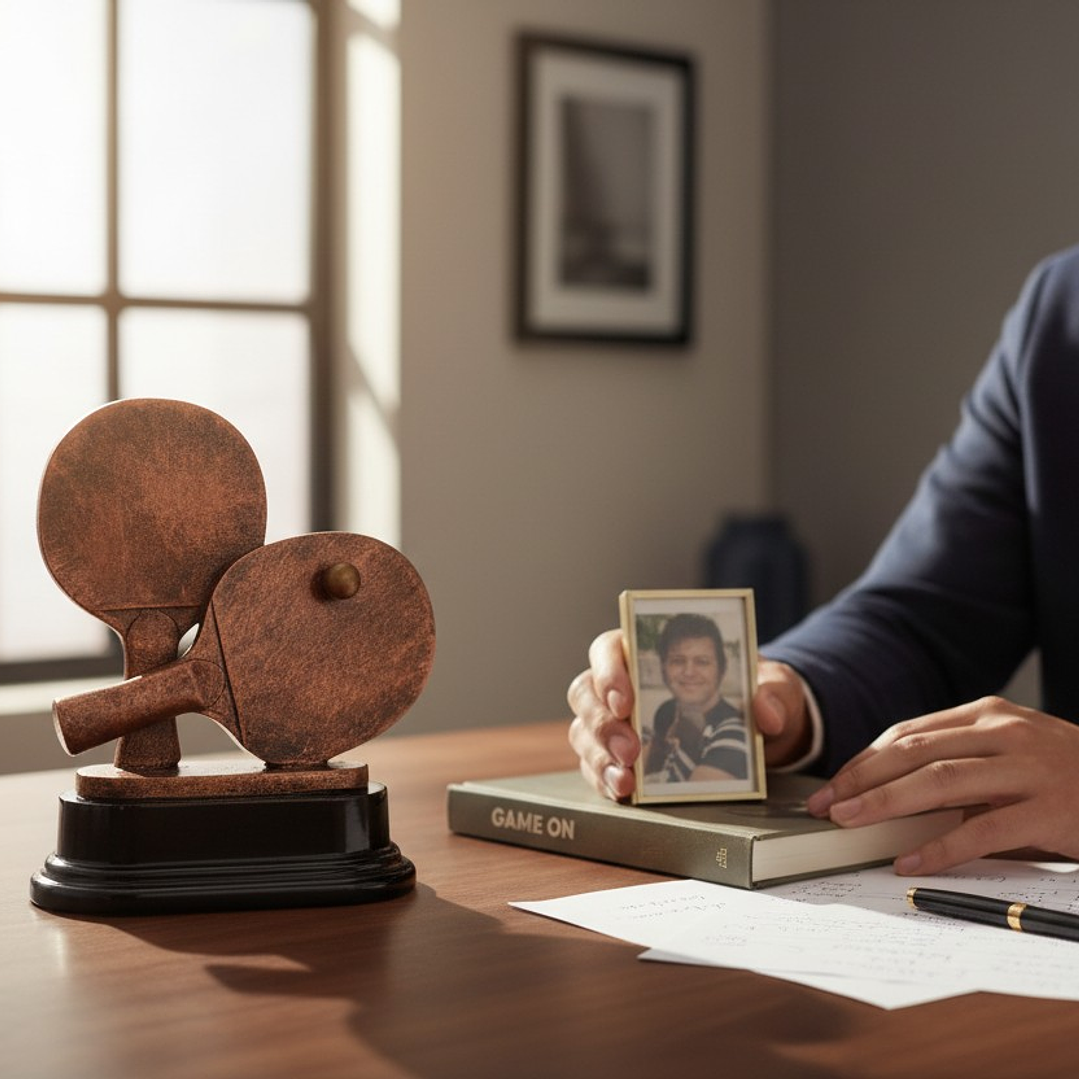 Trofeo de Ping Pong 16 cm 3