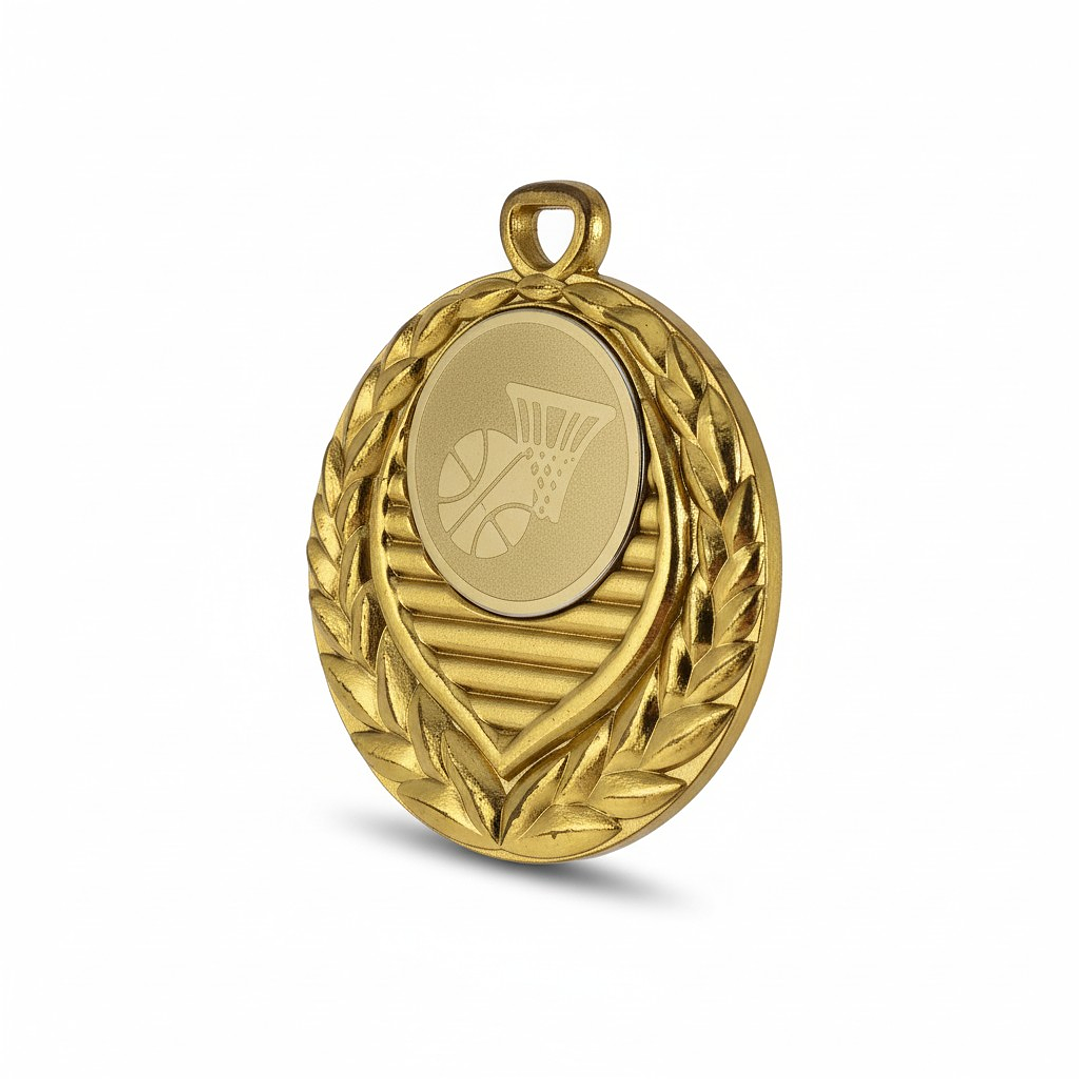 Medalla con Logo Basketball 3