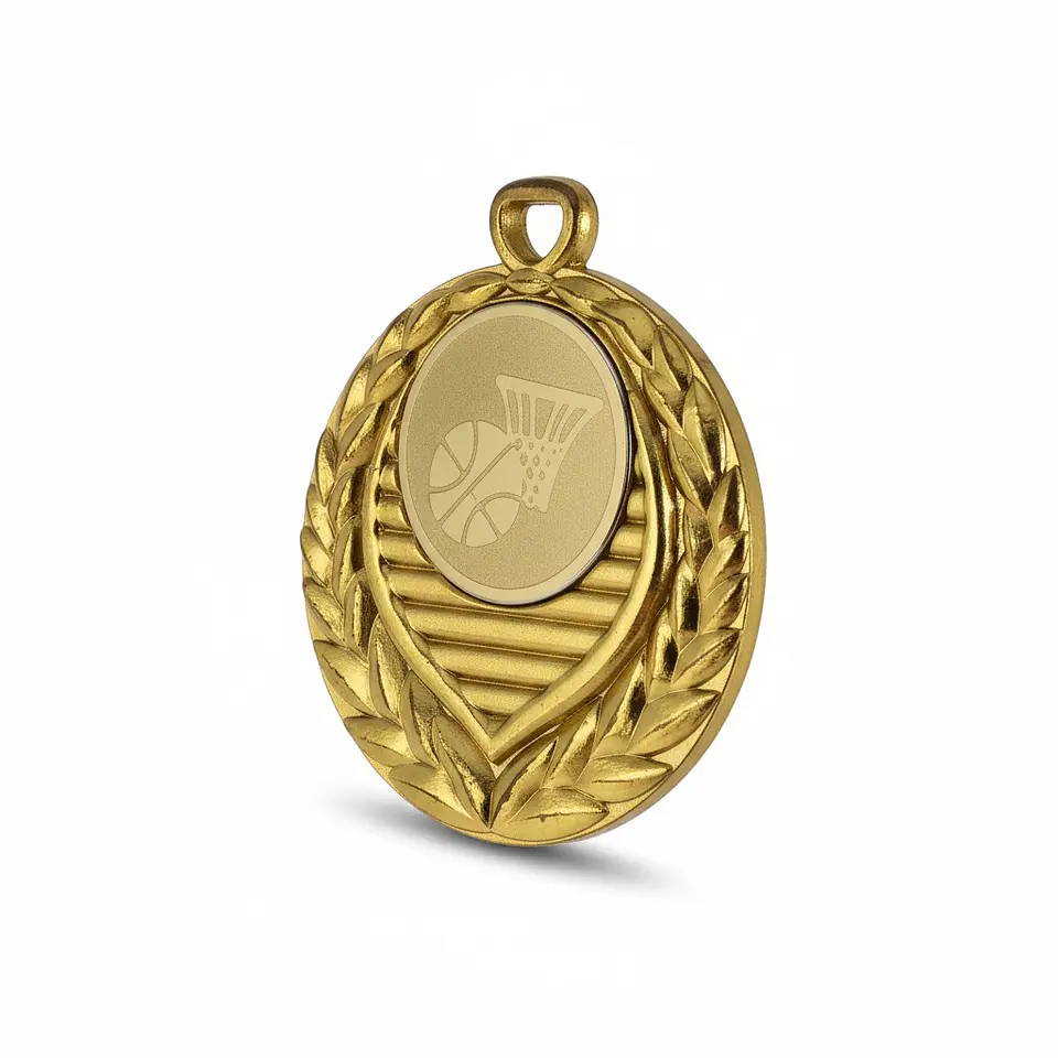 Medalla con Logo Basketball 3