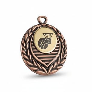 Medalla con Logo Basketball