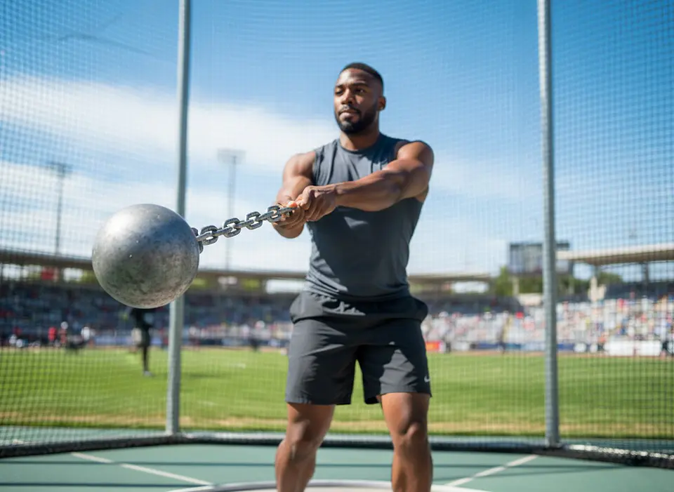 Martillo de Lanzamiento Atletismo Acero 2.65 kg 4
