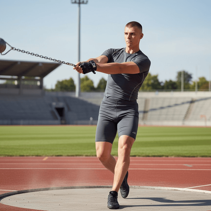 Martillo de Lanzamiento Atletismo  Acero 1.66 kg 4