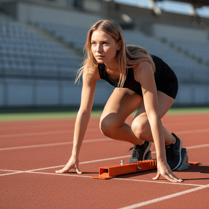 Taco de Partida Atletismo Metálico Regulable 5