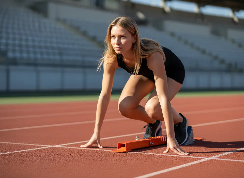 Taco de Partida Atletismo Metálico Regulable 5