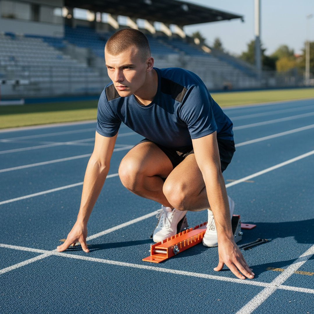 Taco de Partida Atletismo Metálico Regulable 6