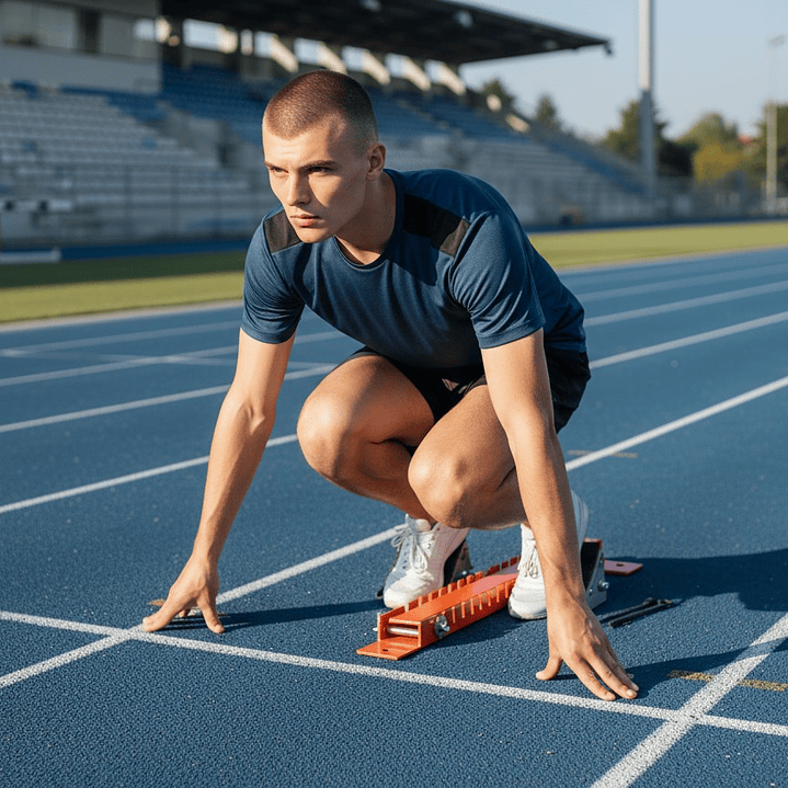 Taco de Partida Atletismo Metálico Regulable 6