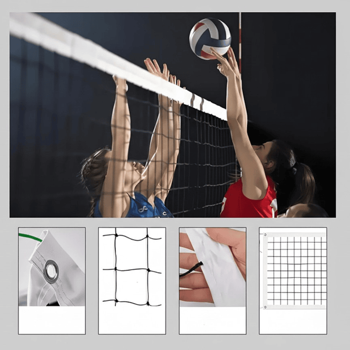 Red de Volleyball Drb 2.0 mm con Cable 4