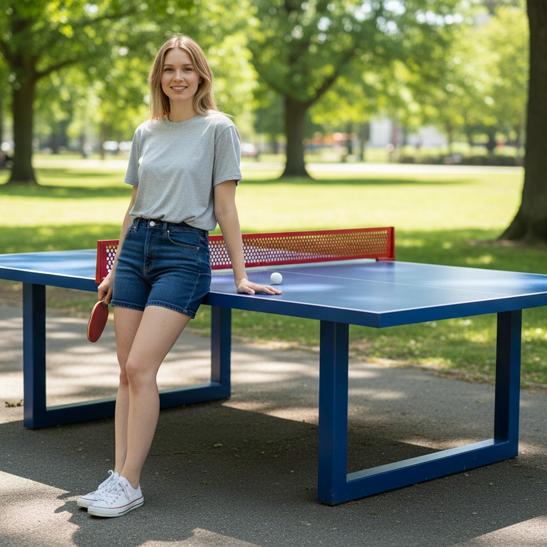 Mesa de Ping Pong Antivandalismo 2