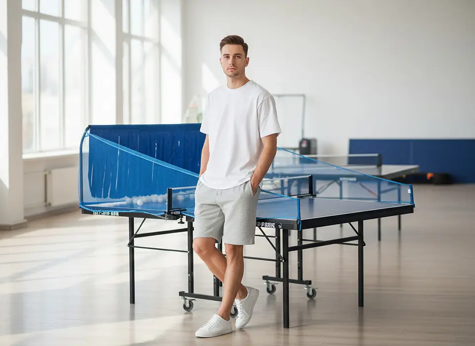 Receptor de Pelotas de Ping Pong Fijo con Laterales 4