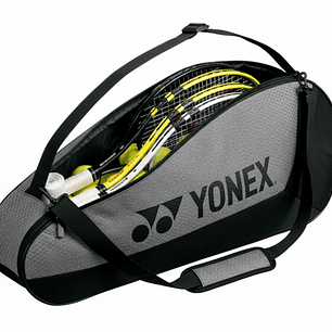 Bolso para Raqueta Yonex Team 42523 3 Pcs Negro/Gris
