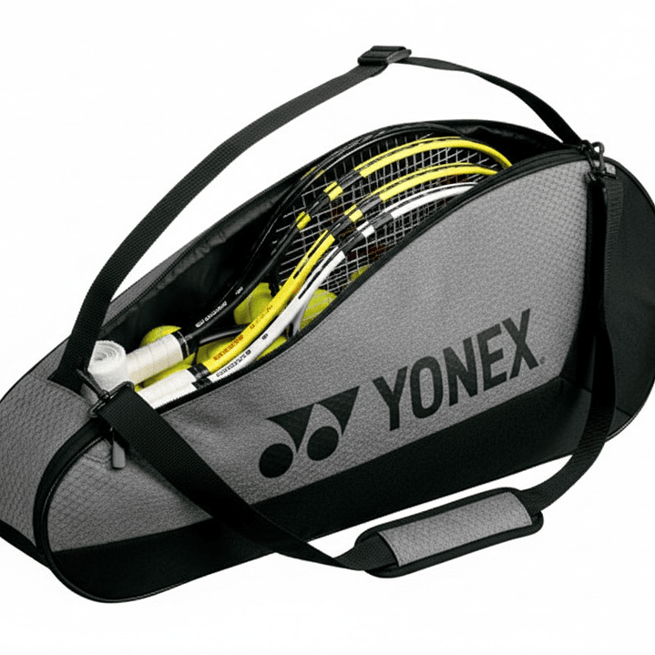 Bolso para Raqueta Yonex Team 42523 3 Pcs Negro/Gris 1