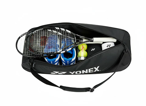 Bolso para Raqueta Yonex Team 42523 3 Pcs Negro
