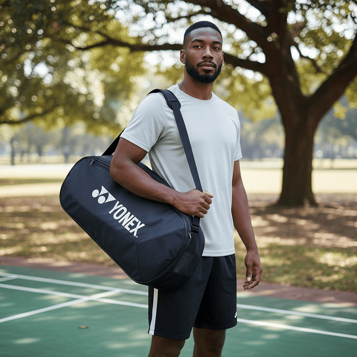 Bolso para Raqueta Yonex Team 42523 3 Pcs Negro 5