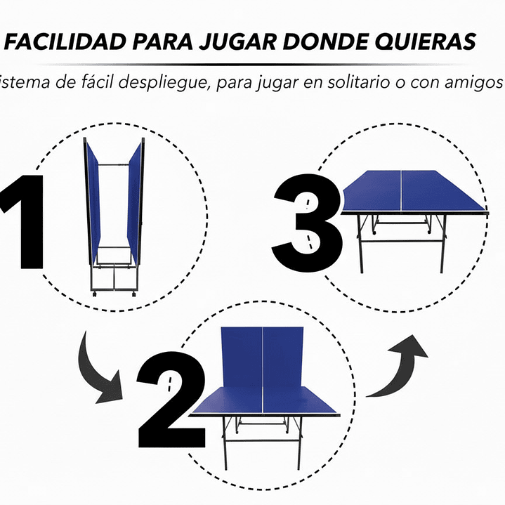 Mesa de Ping Pong Hogar 5