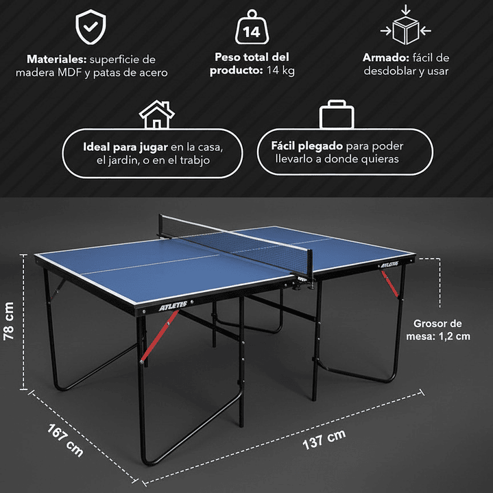 Mesa de Ping Pong Mini 4