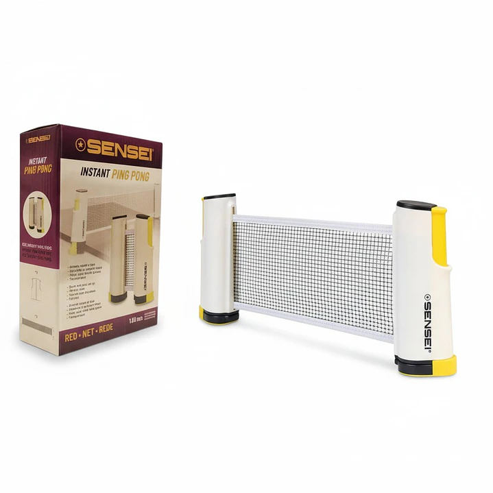 Red y Soporte de Tenis de Mesa Sensei Largo Ajustable 2
