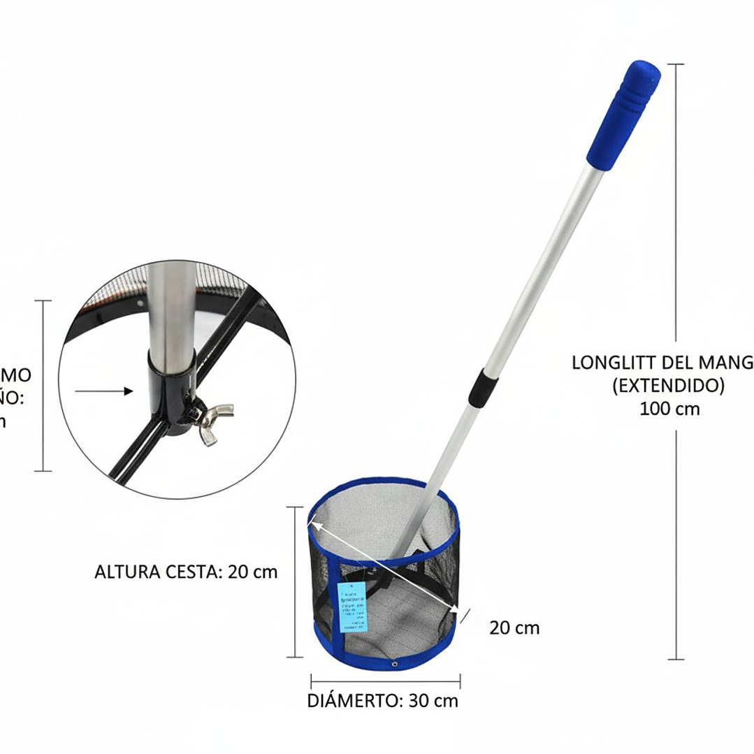 Recoge Pelotas de Ping Pong Barra Extendible 2