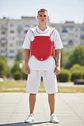 Pechera de Taekwondo Okami Reversible Rojo-Azul - Miniatura 4
