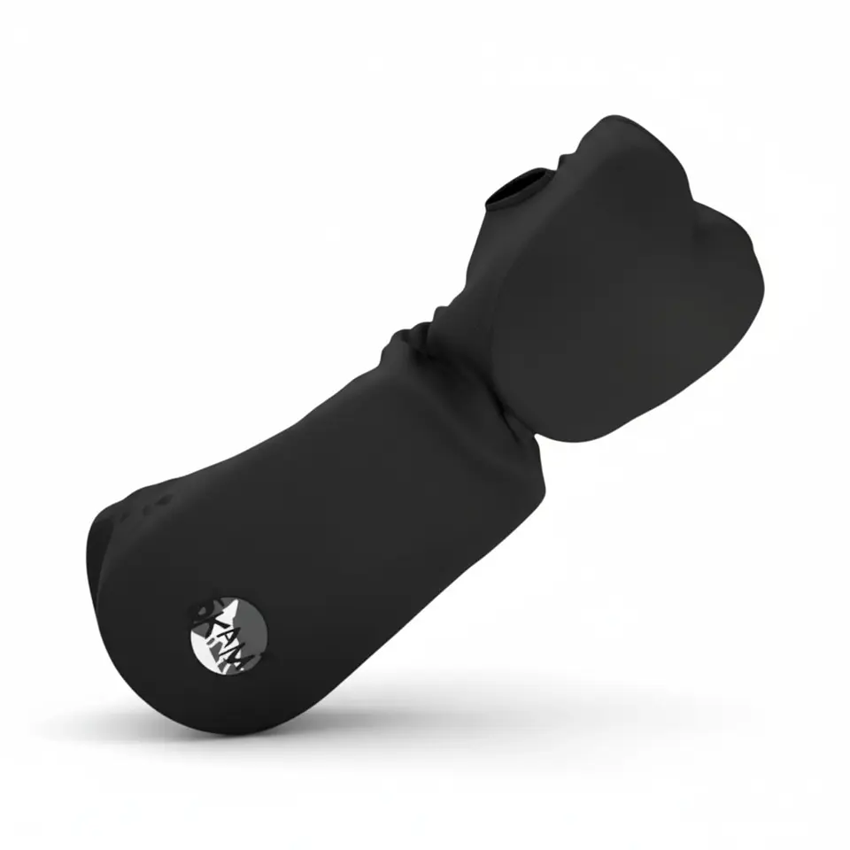 Protector Antebrazo de Taekwondo Okami Elasticado Negro  2