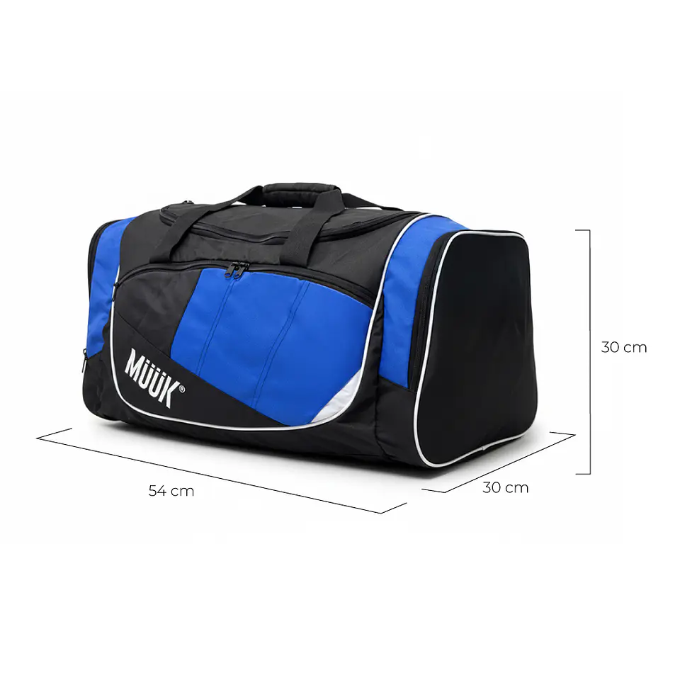 Bolso Deportivo Azul Muuk 50 lts 4