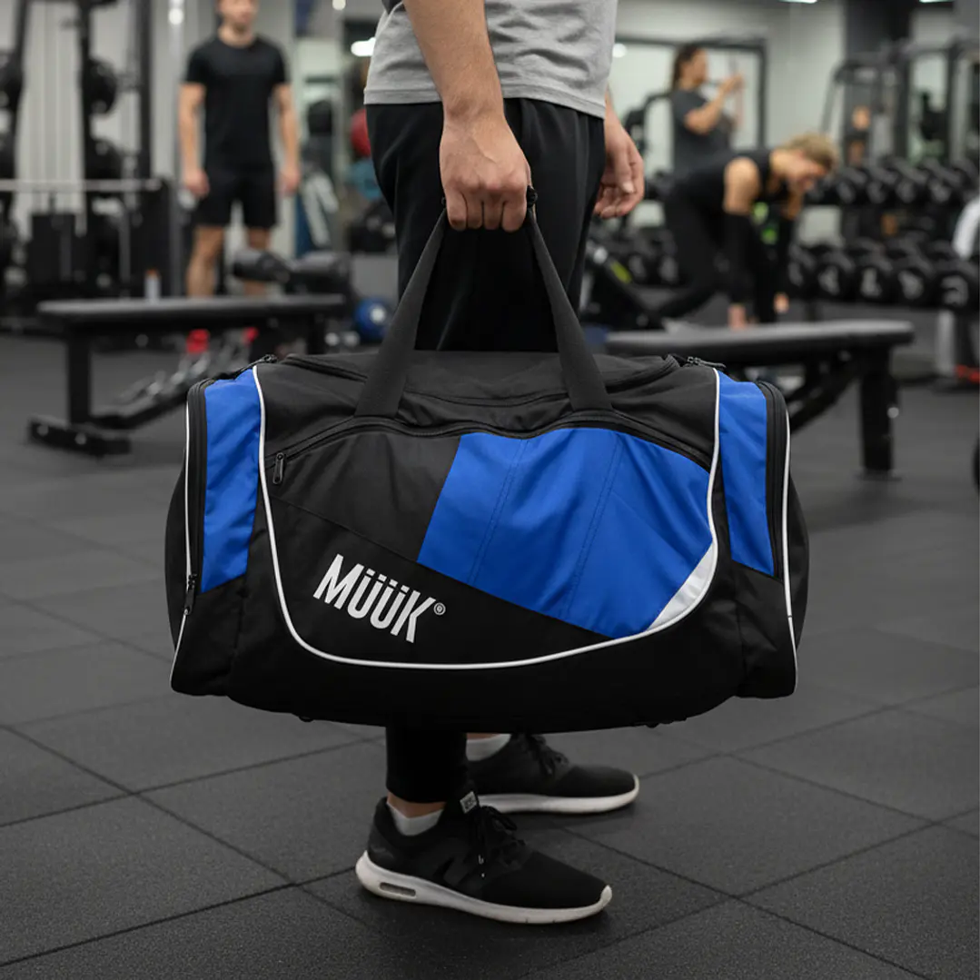 Bolso Deportivo Azul Muuk 50 lts 5