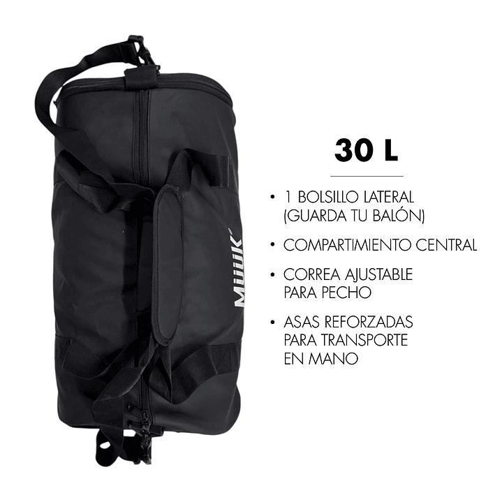 Bolso Deportivo Circular Muuk 30 lts 2