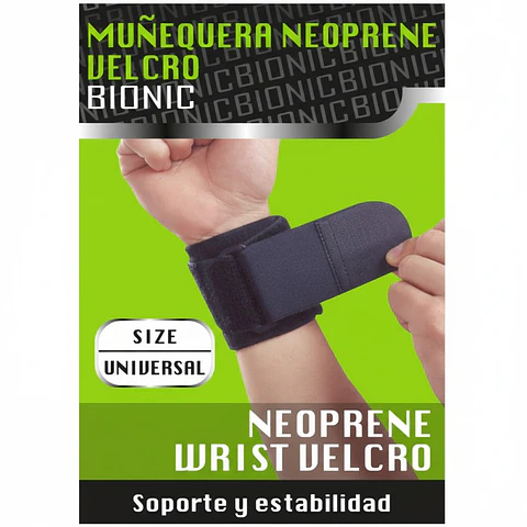 Muñequera de Proteccion Bionic con Velcro 