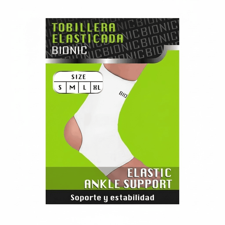 Tobillera de Proteccion Bionic Elasticada Blanco  4