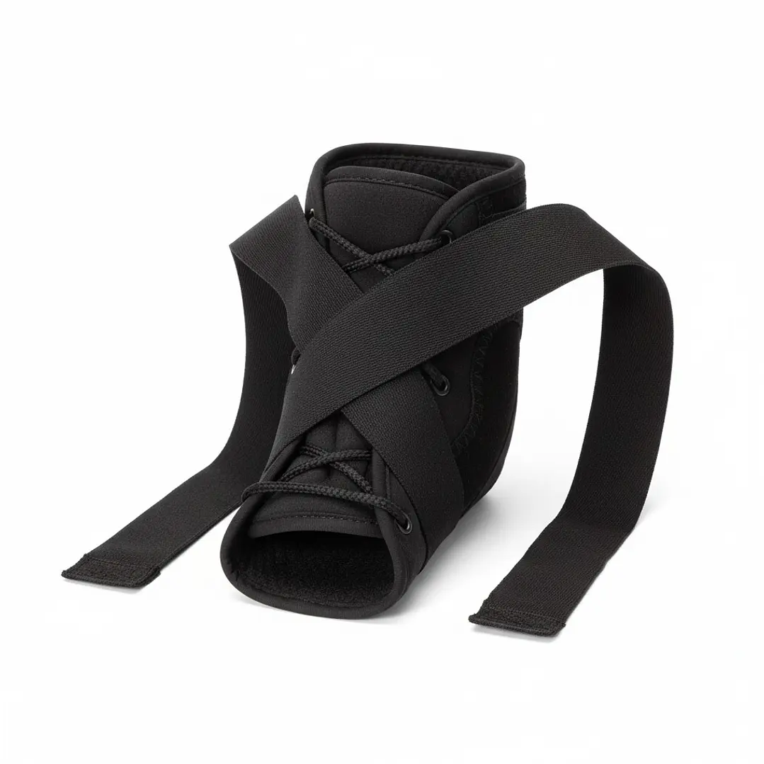 Tobillera de Proteccion Bionic Neopren con Barra y Cordon 2