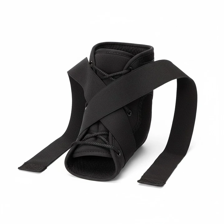 Tobillera de Proteccion Bionic Neopren con Barra y Cordon 2