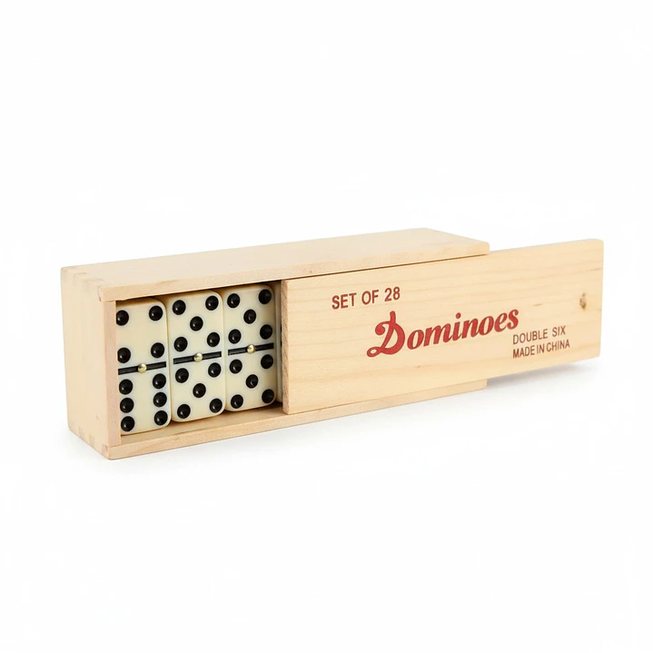 Domino con Caja de Madera 1