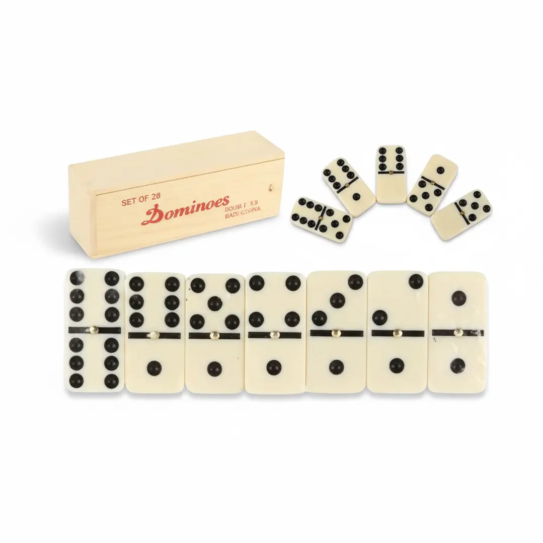 Domino con Caja de Madera 2